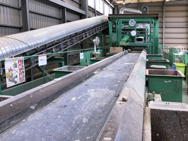 分別作業レーン